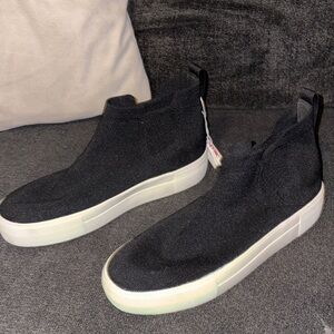 Black Slip-On Shoes